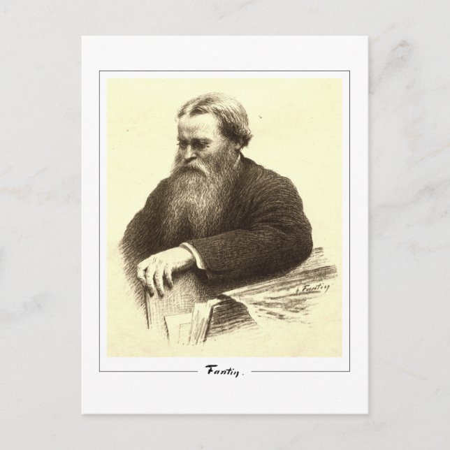 Henri Fantin-Latour #496 - Fine Art Postcard Vykort (Framsida)