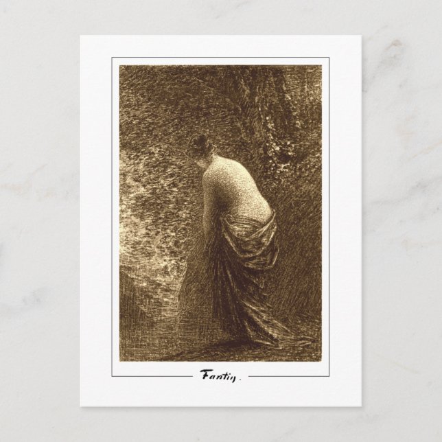 Henri Fantin-Latour #512 - vykort för konst (Framsida)