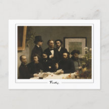 Henri Fantin-Latour #522 - vykort för konst