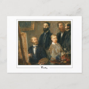 Henri Fantin-Latour #5 - vykort för konst