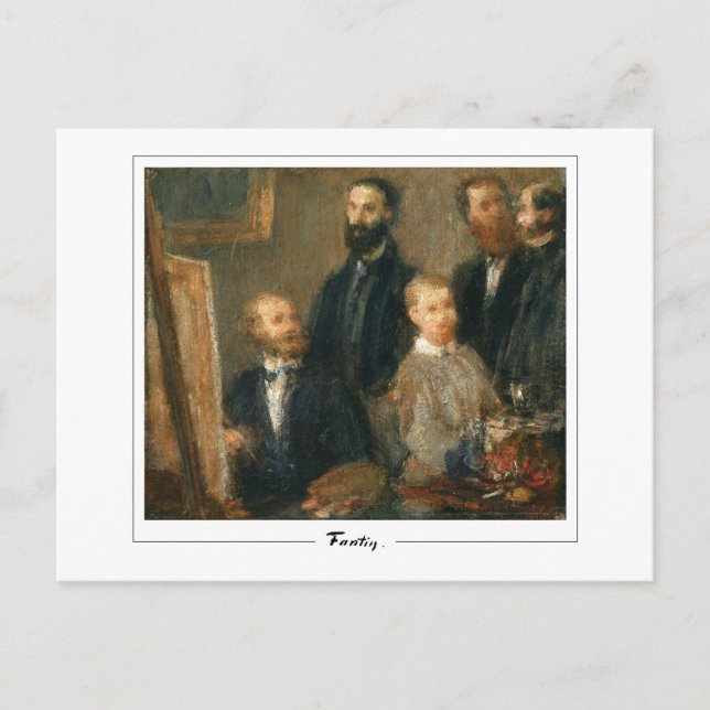 Henri Fantin-Latour #5 - vykort för konst (Framsida)