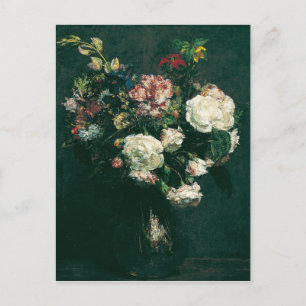 Henri Fantin-Latour Antik vas med blommor Vykort