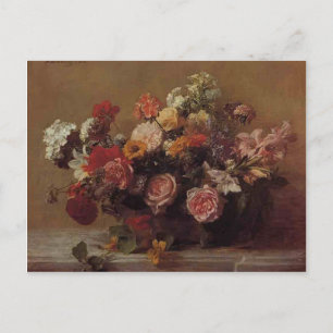 Henri Fantin-Latour- Flowers Vykort