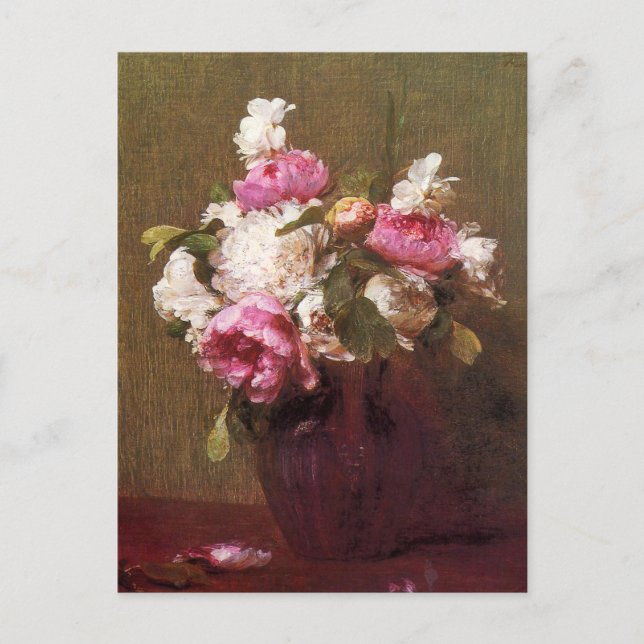 Henri Fantin-Latour Pil och rosor Postkort Vykort (Framsida)