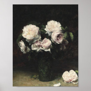 Henri Fantin-Latour Ro i en Glass Vintage Art Poster