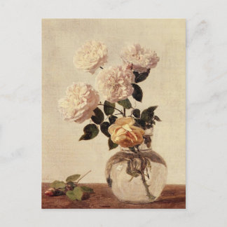 Henri Fantin-Latour-Rosor Vykort