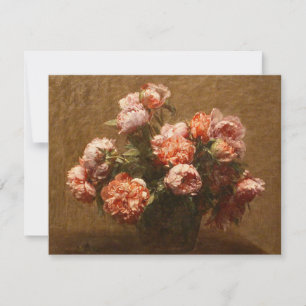 Henri Fantin-Latour Vas of Peonies Inbjudningar
