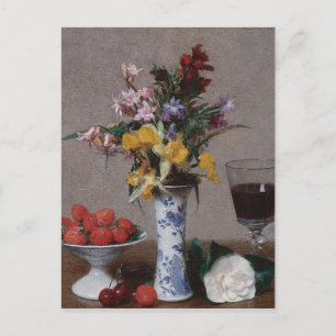 Henri Fantin-Latour Vintage Förlovningen Bouquet Vykort