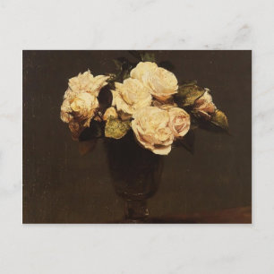 Henri Fantin-Latour-Vit ros Vykort