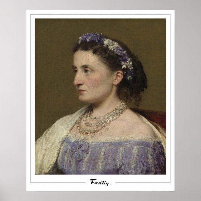 Henri Fantin-Latour Zedign Art Poster #1 (Framsidan)