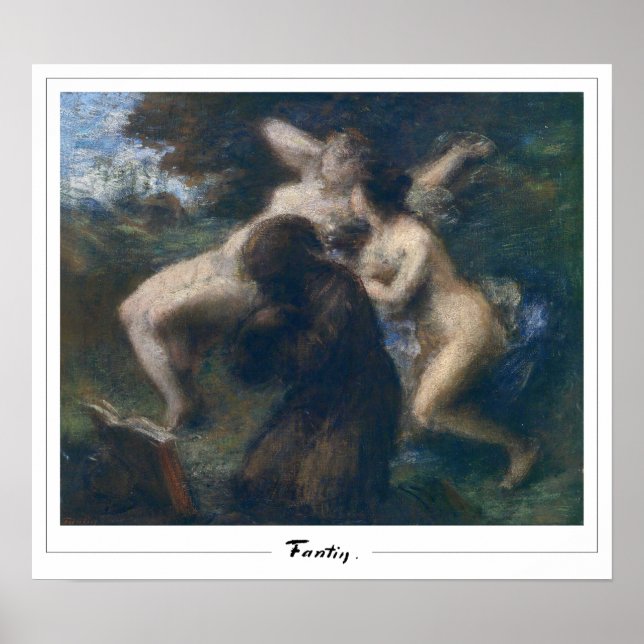 Henri Fantin-Latour Zedign Art Poster #10 (Framsidan)