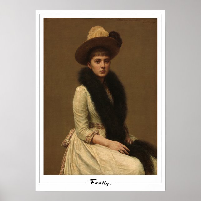 Henri Fantin-Latour Zedign Art Poster #134 (Framsidan)