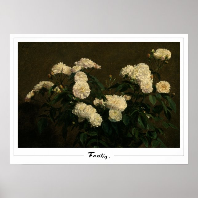 Henri Fantin-Latour Zedign Art Poster #135 (Framsidan)