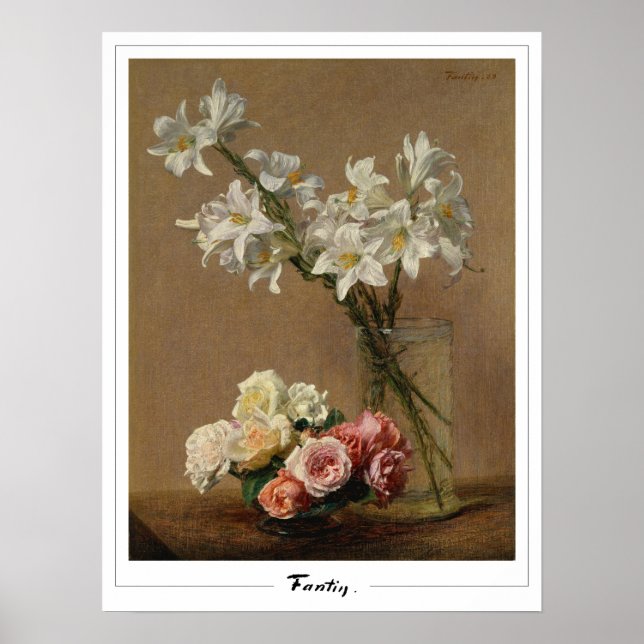 Henri Fantin-Latour Zedign Art Poster #138 (Framsidan)