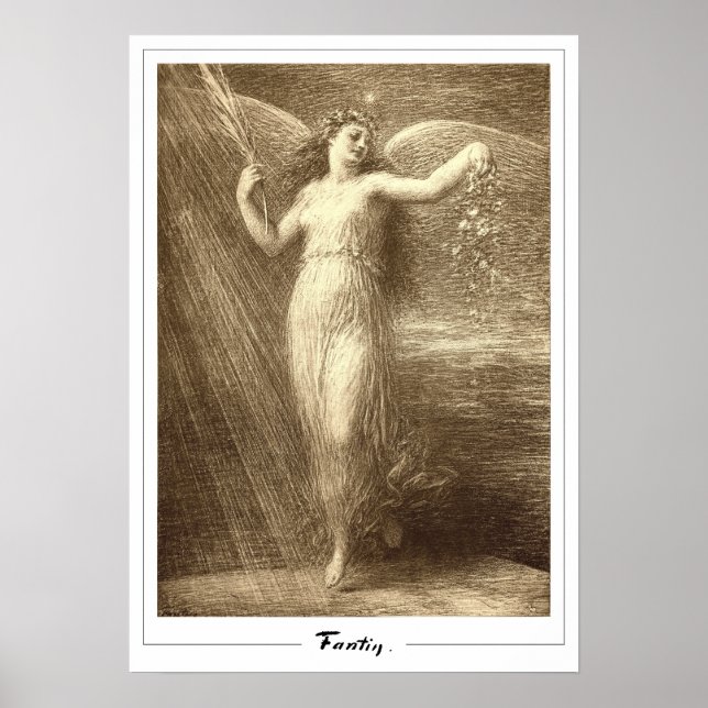 Henri Fantin-Latour Zedign Art Poster #158 (Framsidan)