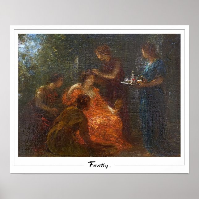 Henri Fantin-Latour Zedign Art Poster #167 (Framsidan)