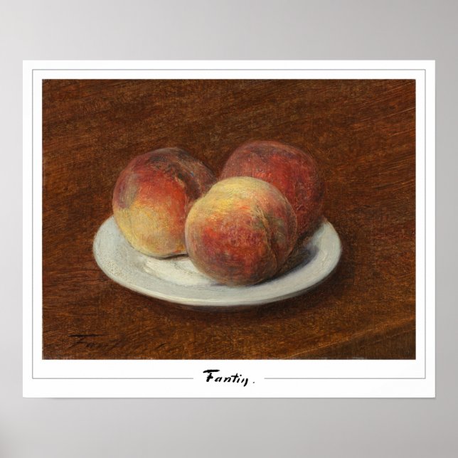 Henri Fantin-Latour Zedign Art Poster #174 (Framsidan)