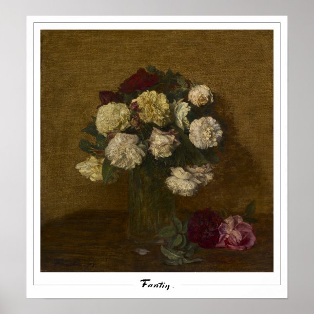 Henri Fantin-Latour Zedign Art Poster #2 (Framsidan)