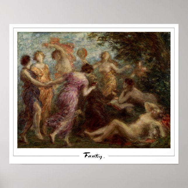Henri Fantin-Latour Zedign Art Poster #20 (Framsidan)