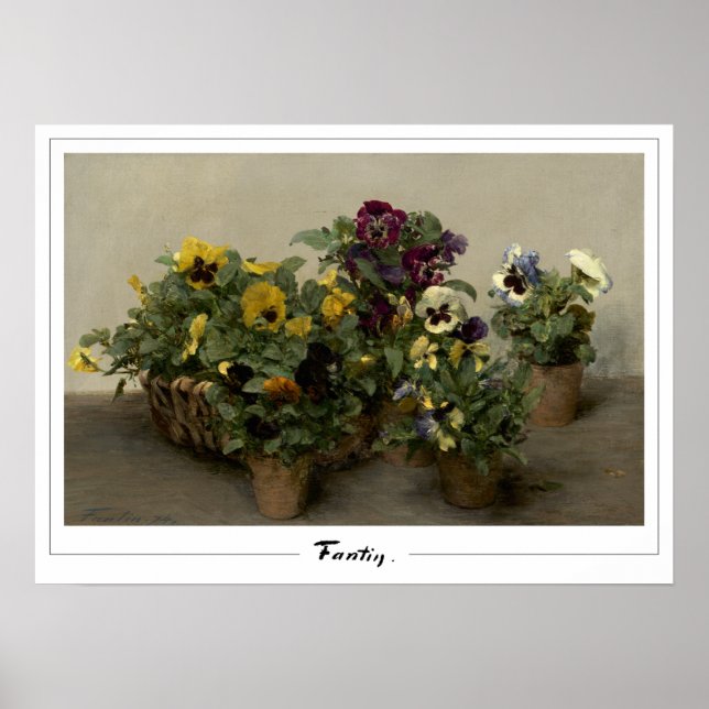 Henri Fantin-Latour Zedign Art Poster #208 (Framsidan)