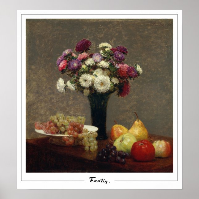 Henri Fantin-Latour Zedign Art Poster #21 (Framsidan)