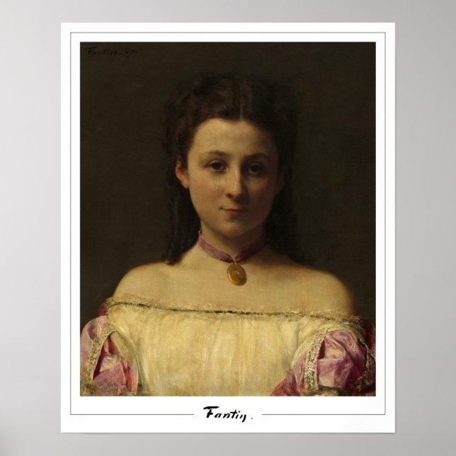 Henri Fantin-Latour Zedign Art Poster #210 (Framsidan)