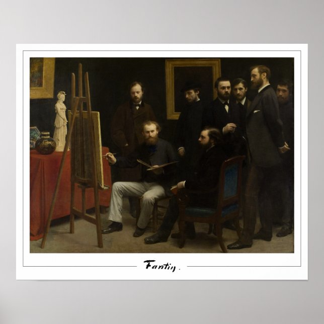 Henri Fantin-Latour Zedign Art Poster #293 (Framsidan)