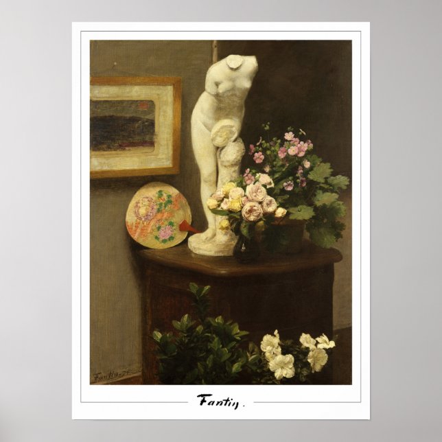 Henri Fantin-Latour Zedign Art Poster #299 (Framsidan)