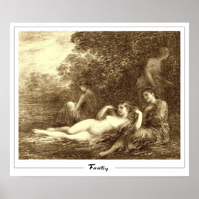 Henri Fantin-Latour Zedign Art Poster #302 (Framsidan)