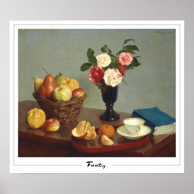 Henri Fantin-Latour Zedign Art Poster #348 (Framsidan)
