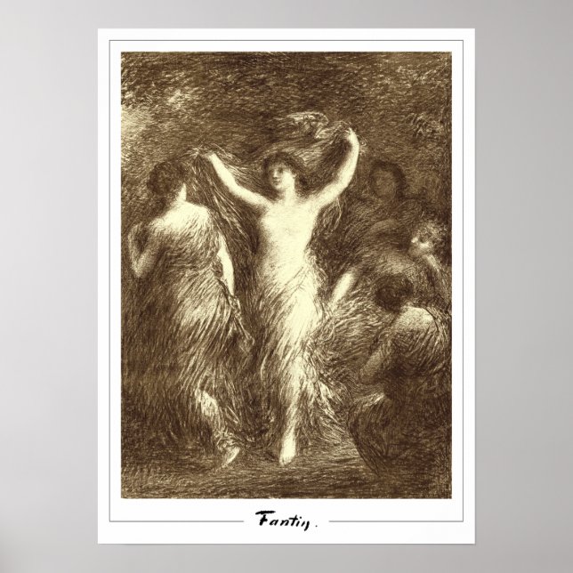 Henri Fantin-Latour Zedign Art Poster #388 (Framsidan)