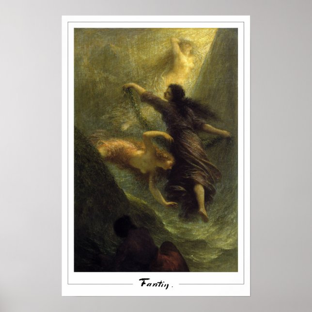 Henri Fantin-Latour Zedign Art Poster #389 (Framsidan)