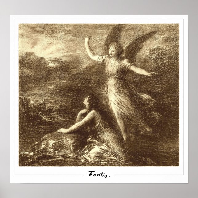 Henri Fantin-Latour Zedign Art Poster #394 (Framsidan)