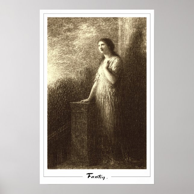 Henri Fantin-Latour Zedign Art Poster #499 (Framsidan)