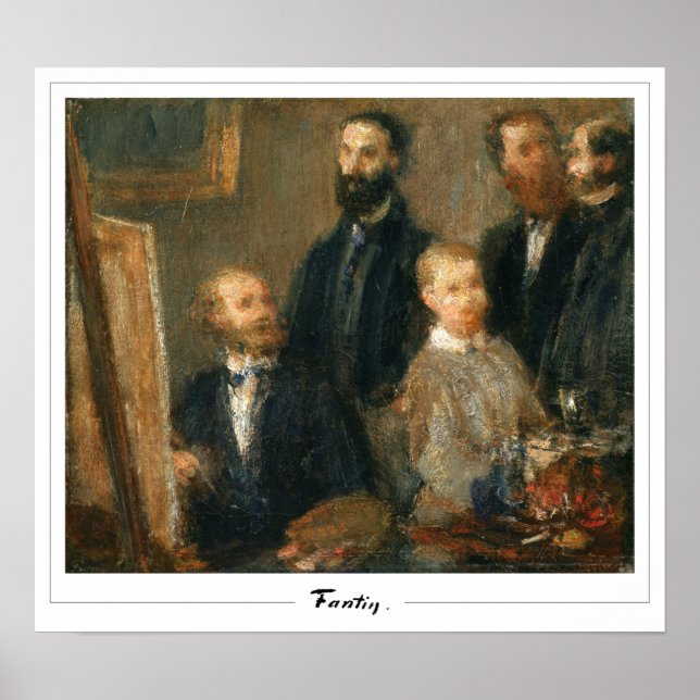 Henri Fantin-Latour Zedign Art Poster #5 (Framsidan)