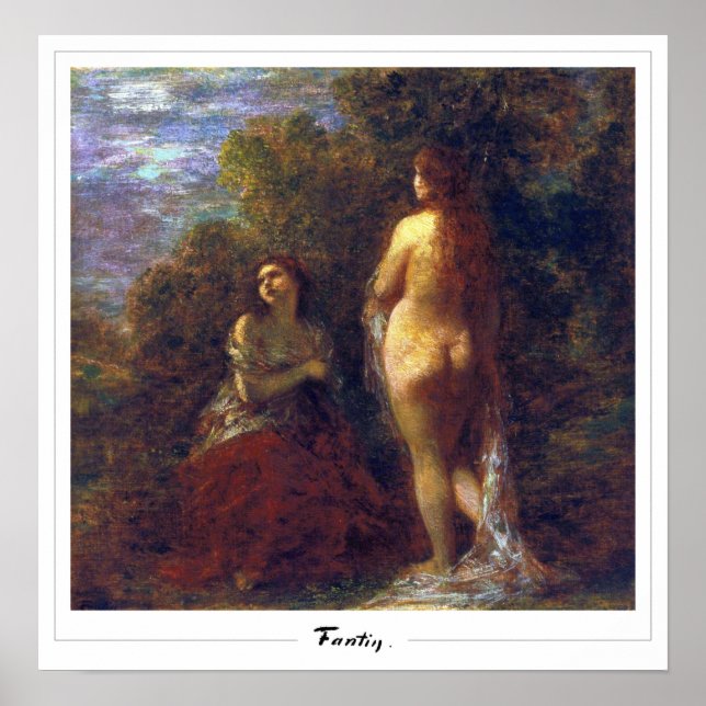 Henri Fantin-Latour Zedign Art Poster #66 (Framsidan)