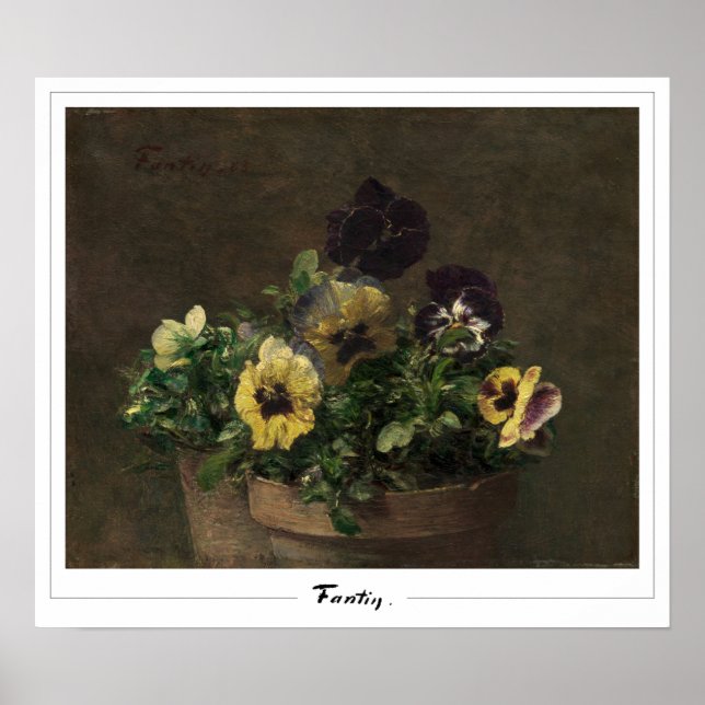 Henri Fantin-Latour Zedign Art Poster nr 432 (Framsidan)