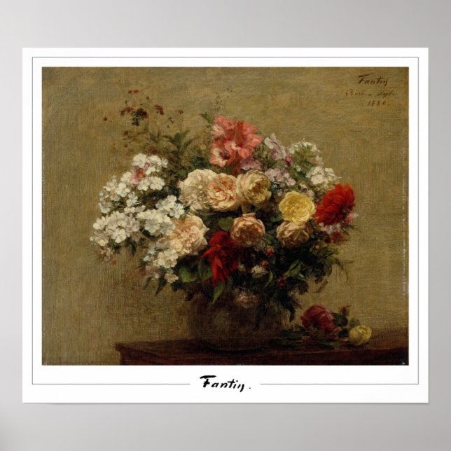 Henri Fantin-Latour Zedign Art Poster nr 442 (Framsidan)