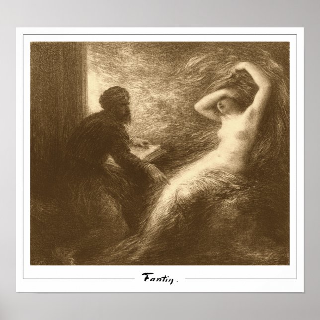 Henri Fantin-Latour Zedign Art Poster nr 454 (Framsidan)