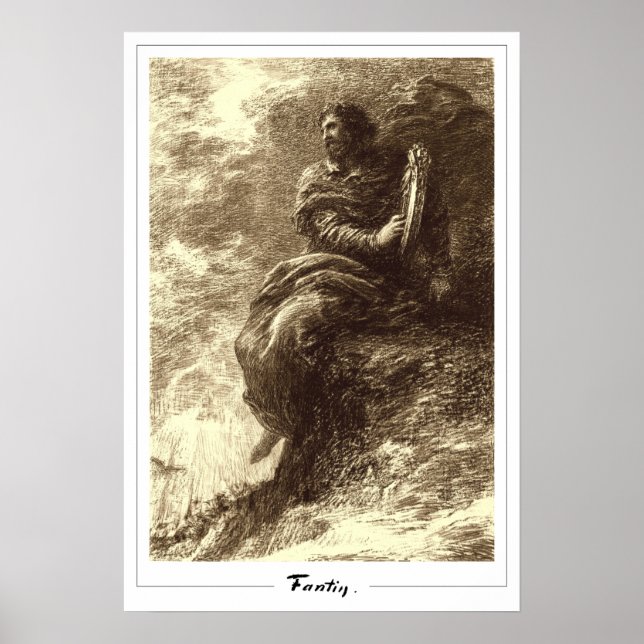 Henri Fantin-Latour Zedign Art Poster nr 482 (Framsidan)