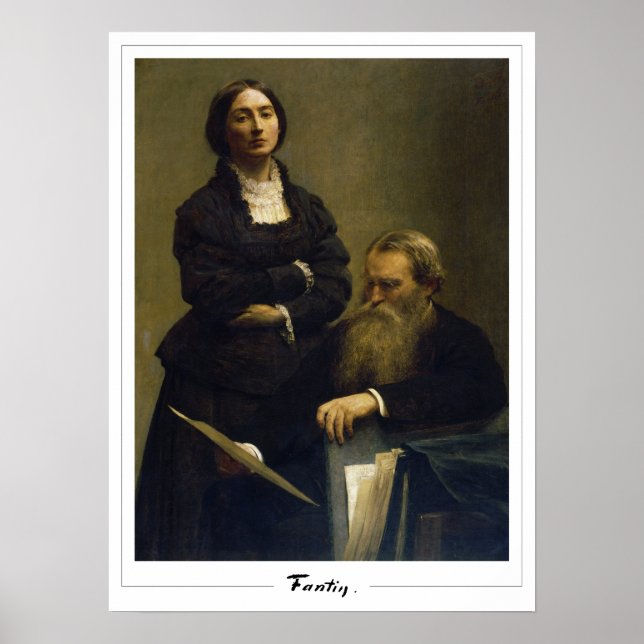Henri Fantin-Latour Zedign konstaffisch #115 Poster (Framsidan)