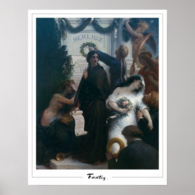 Henri Fantin-Latour Zedign Konstaffisch #4 Poster (Framsidan)