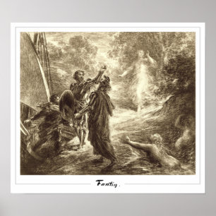 Henri Fantin-Latour Zedign konstaffisch #517 Poster
