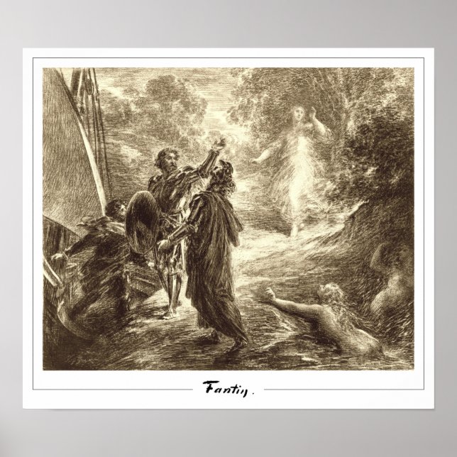 Henri Fantin-Latour Zedign konstaffisch #517 Poster (Framsidan)