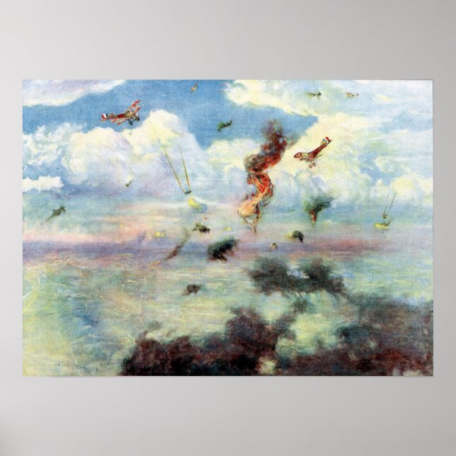 Henri Farre the Enemy Goes Blind Poster (Framsidan)