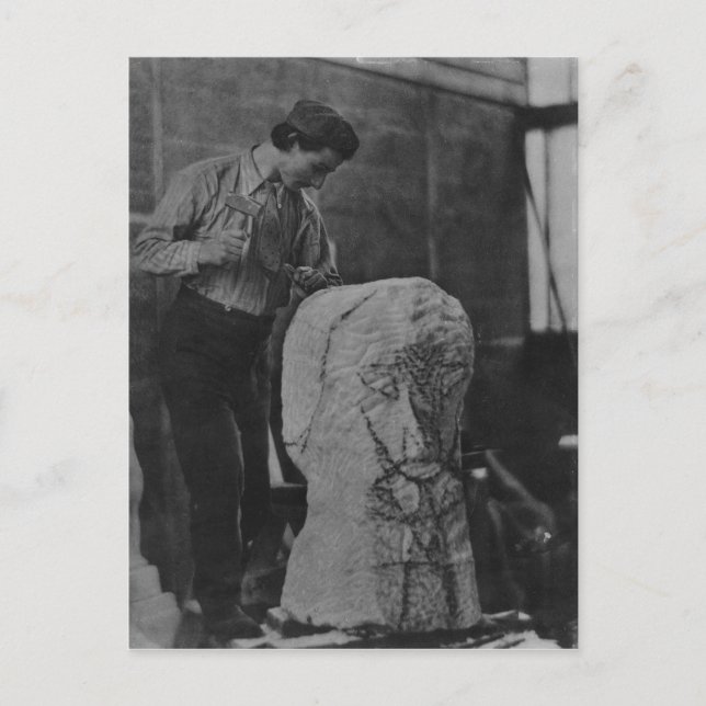 Henri Gaudier-Brzeska, 1910 Vykort (Framsida)