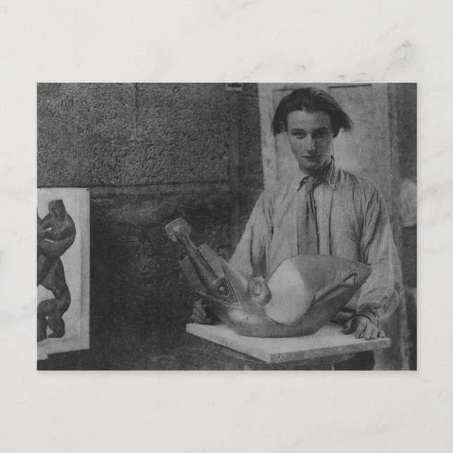 Henri Gaudier-Brzeska Vykort (Framsida)