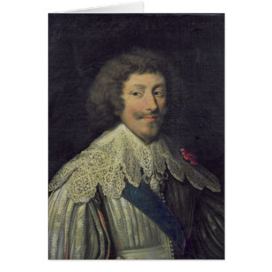 Henri II hertig av Montmorency Hälsningskort