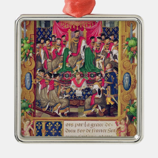 Henri II Julgransprydnad Metall (Framsidan)