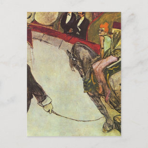 Henri Lautrec- Vid Circus Fernando, redaren Vykort